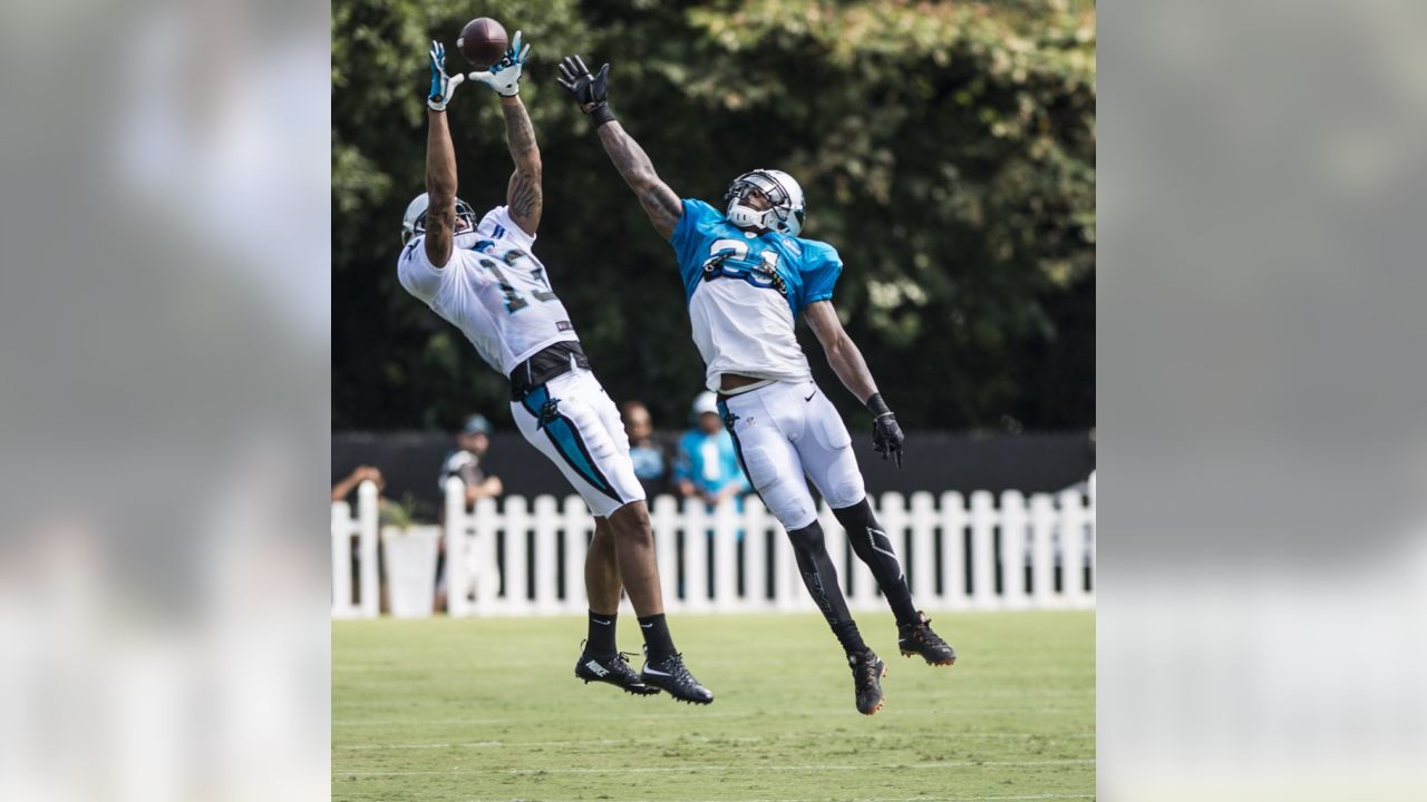 Kelvin Benjamin looks out of shape at Panthers OTAs and even he's