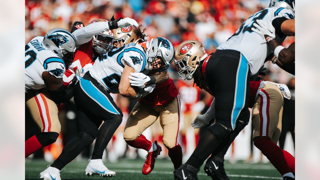 PHOTOS: Game action shots from Panthers-49ers