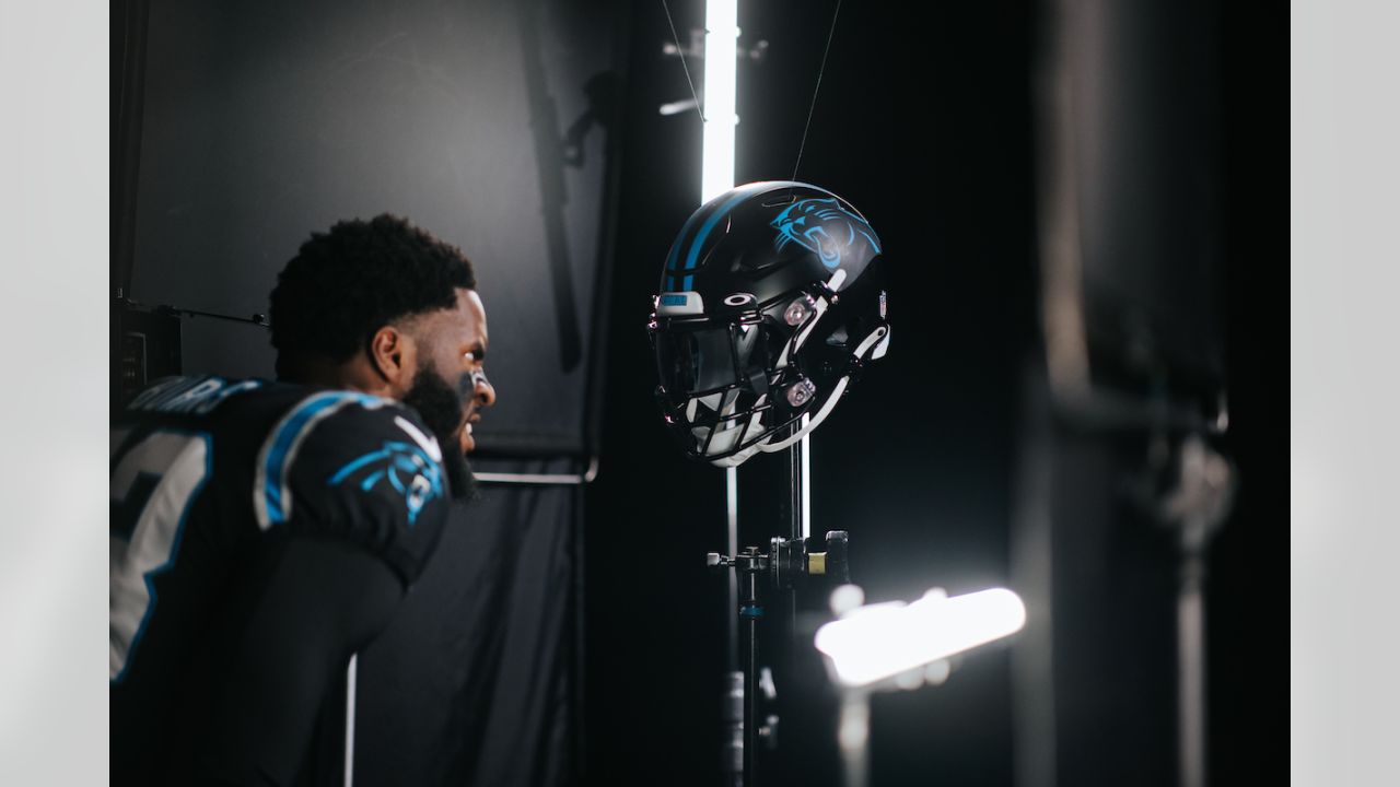 PHOTOS: First look at new Panthers black helmet