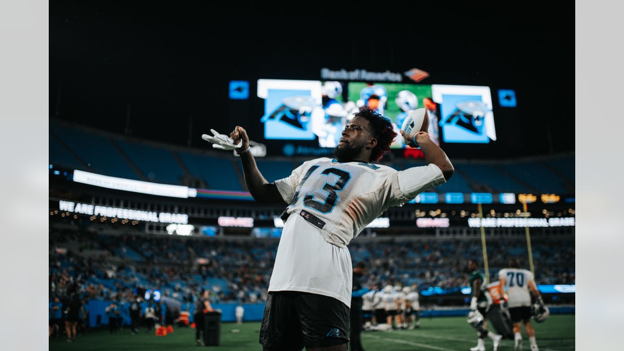 Panthers Fan Fest Bank of America Stadium rain and traffic