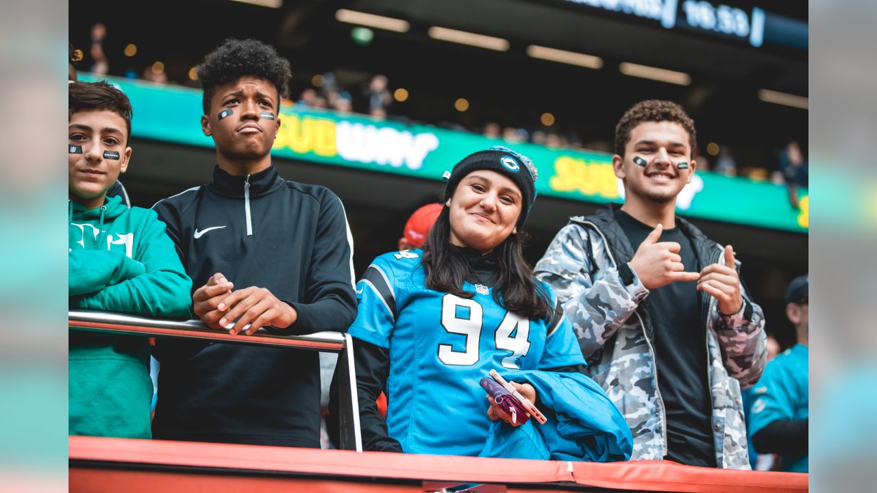 Panthers fans make their presence felt at Tottenham Hotspur Stadium