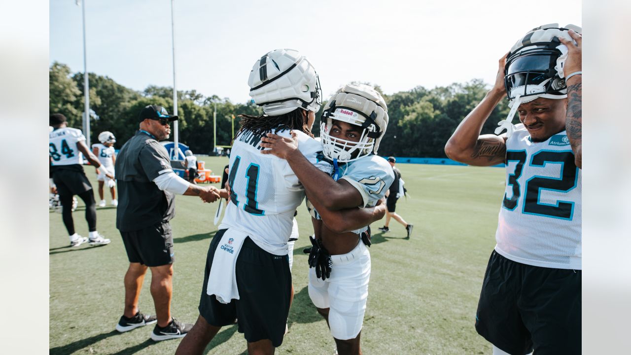 Daniel Lions shares practice field with Carolina Panthers & see Lions alum  DeShawn Williams living NFL dream