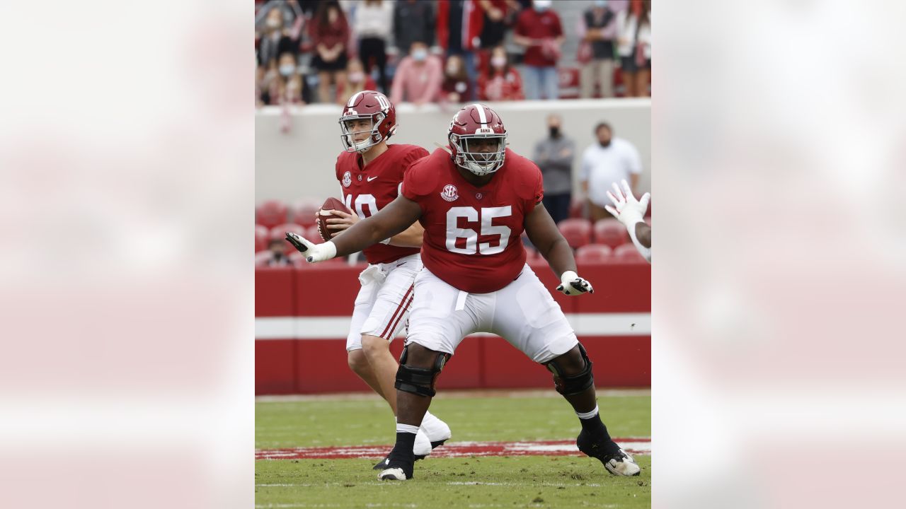 2021 NFL Draft: Alabama Crimson Tide's Deonte Brown is Selected in the 6th  round by the Carolina Panthers - Roll 'Bama Roll