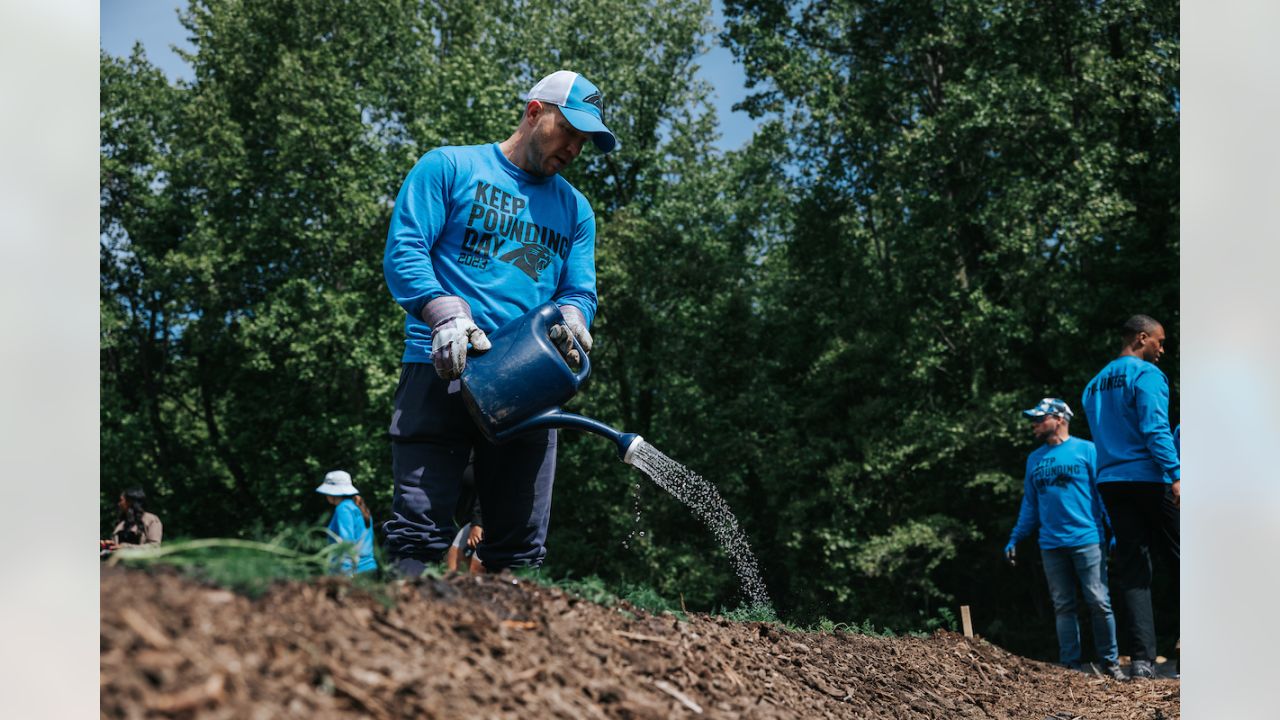 Panthers celebrate annual Keep Pounding Day of giving around the region