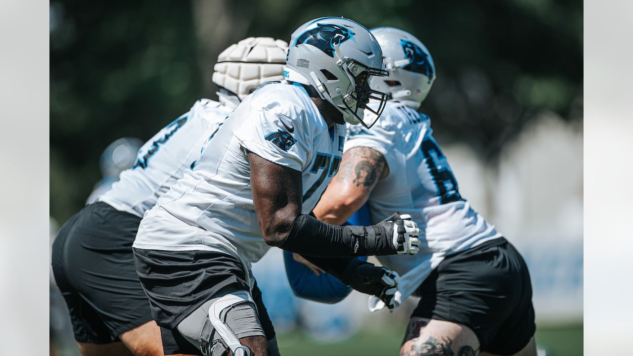 Carolina Panthers defensive tackle Marquan McCall (78) after a preseason  NFL football game, Friday, Aug. 19, 2022, in Foxborough, Mass. (AP  Photo/Charles Krupa Stock Photo - Alamy