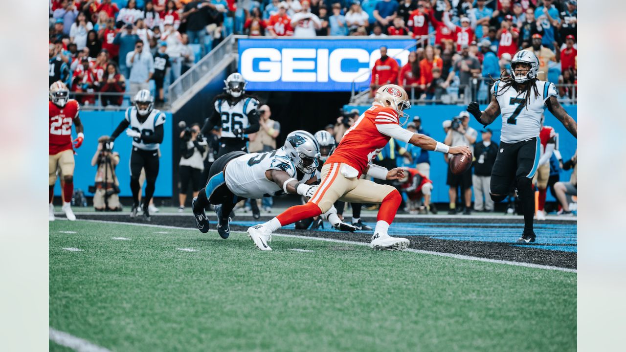 PHOTOS: Game action shots from Panthers-49ers