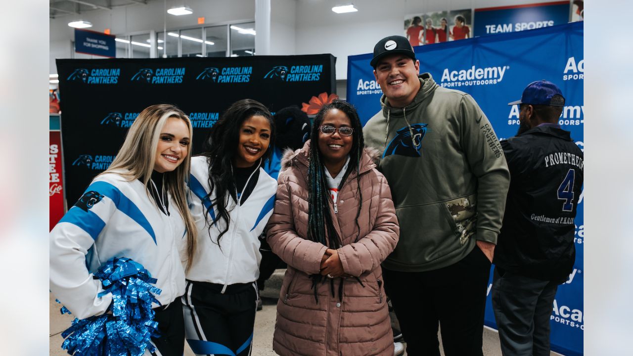 Austin Corbett, Panthers host holiday shopping spree at Academy Sports +  Outdoors