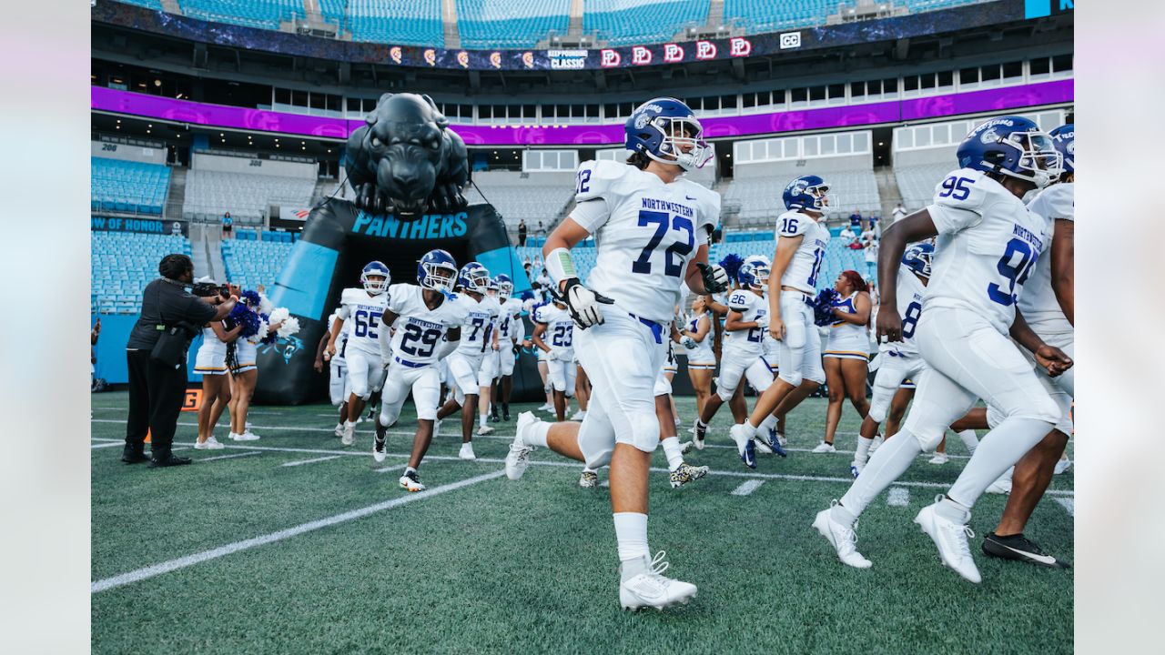 Northwestern and Charlotte Providence Day at Carolina Panthers