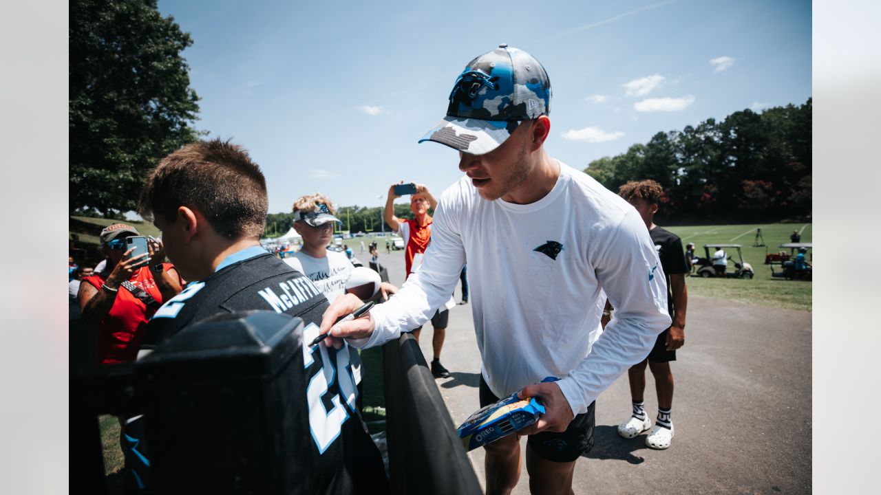 Off the Field: Christian McCaffrey Trades Autographs for Oreos at Training  Camp 