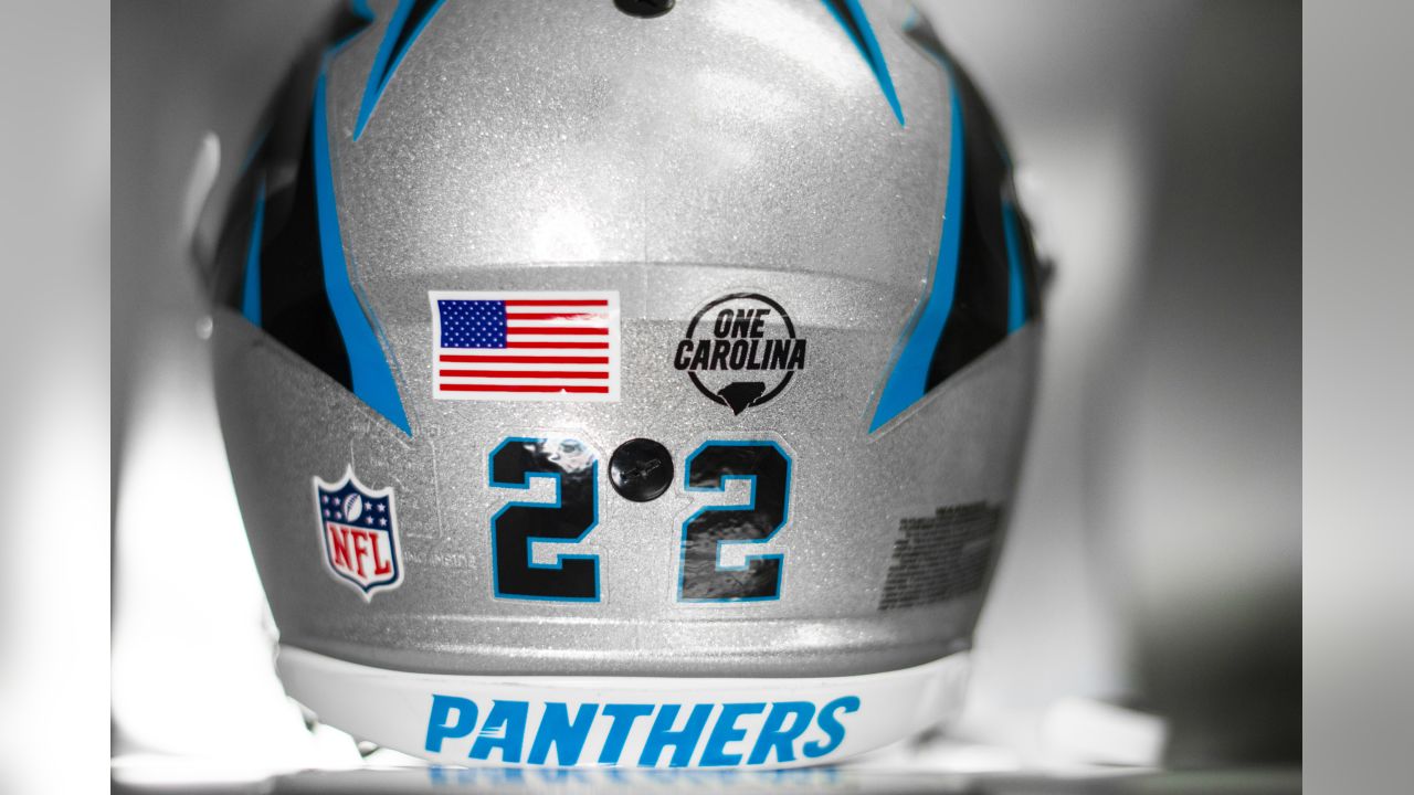 Carolina Panthers Helmet - 11x17 Ultra Decal at Sticker Shoppe