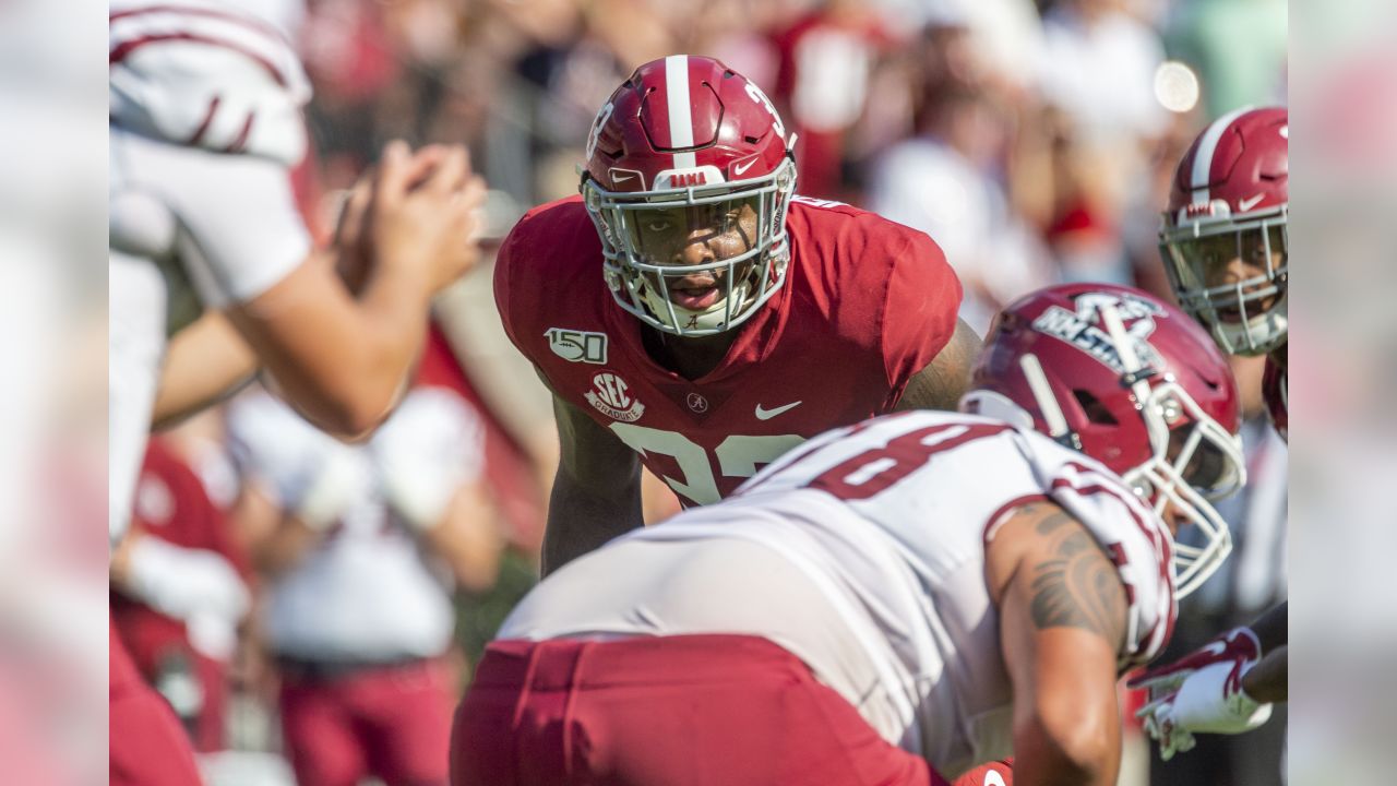 Photos: Patriots 3rd round pick Anfernee Jennings in action