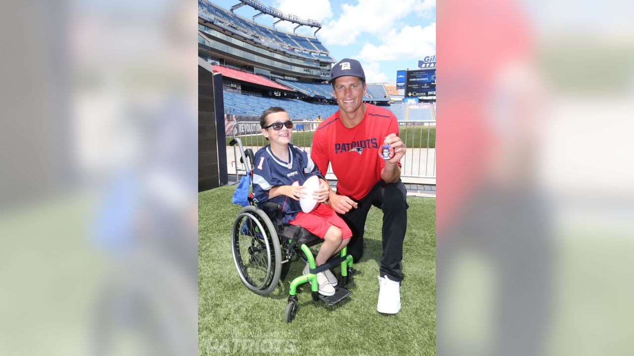 WATCH: Tom Brady meets and speaks with nine Make-A-Wish children