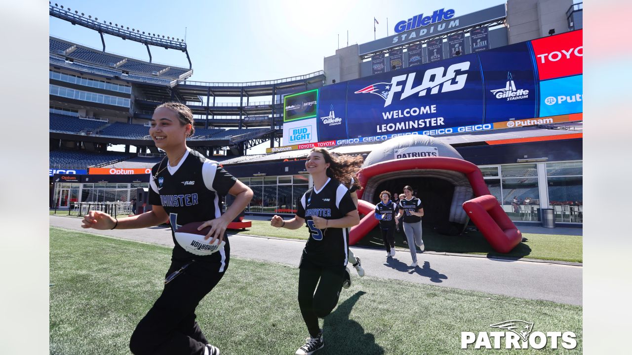 Ten Youth Flag Football Teams Represent New England Patriots at