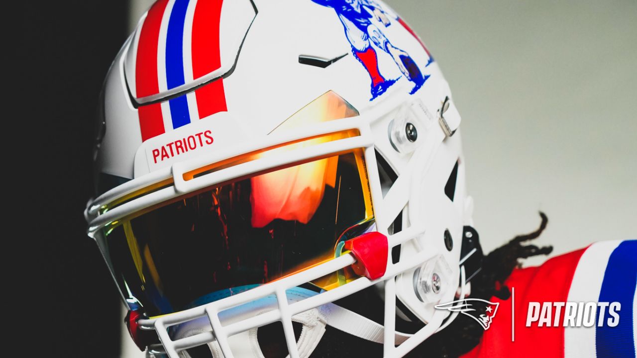 Patriots red throwback jerseys, white helmets officially coming back in  fall of 2022 