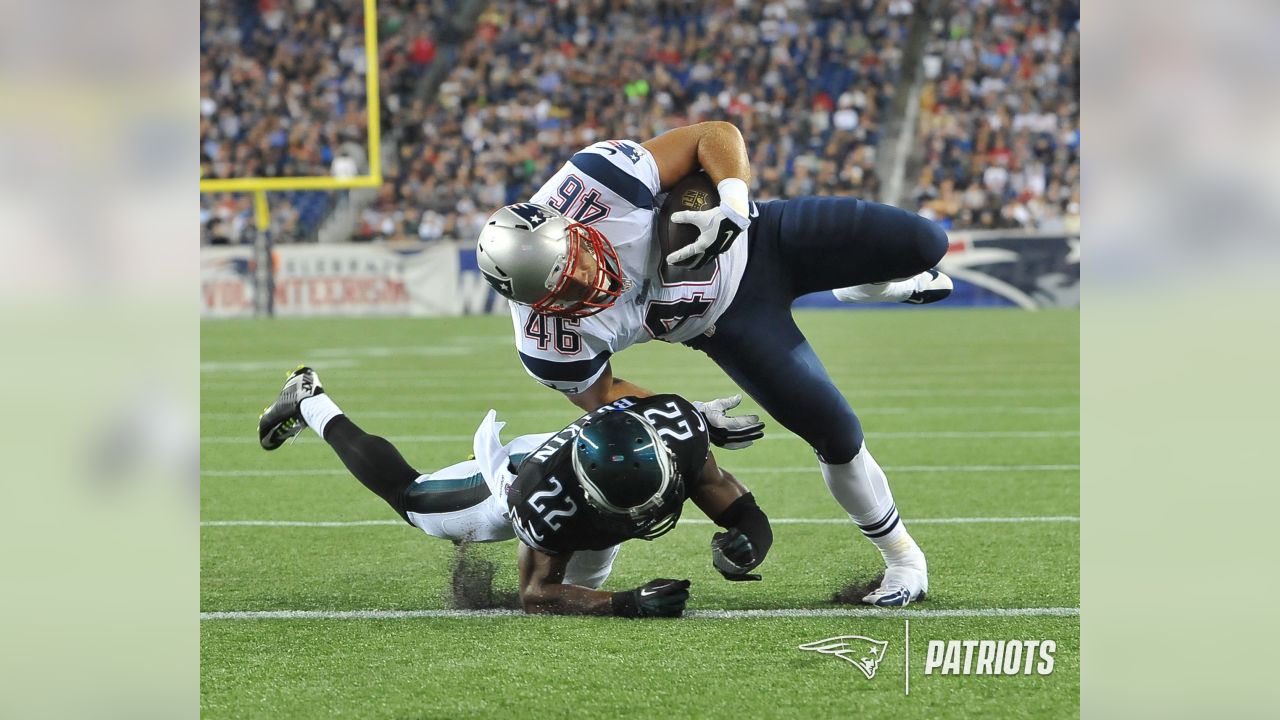 James Develin described the injury that forced him to retire