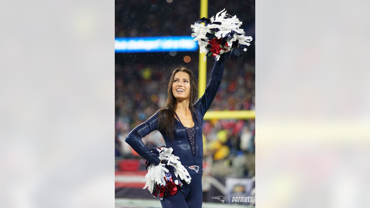 Cheerleaders Perform During Patriots - Buccaneers Game