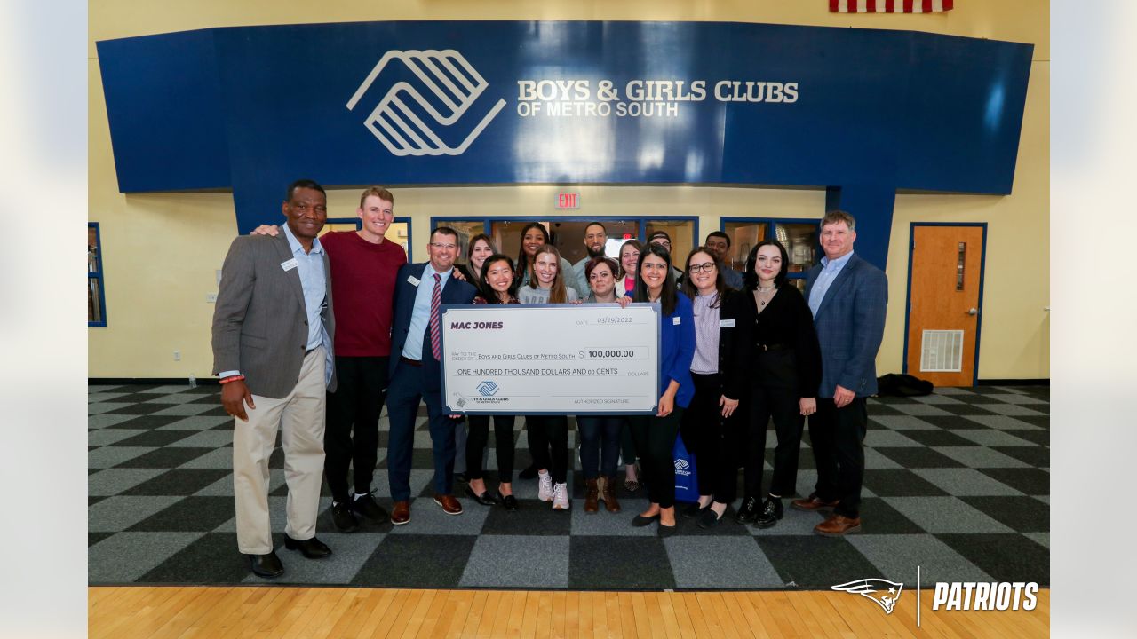 Mac Jones donates $100k to Boys and Girls Club of Metro South