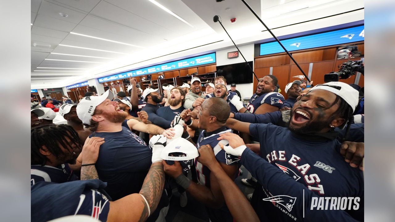 Photos: Patriots celebrate as 2019 AFC East Division Champs