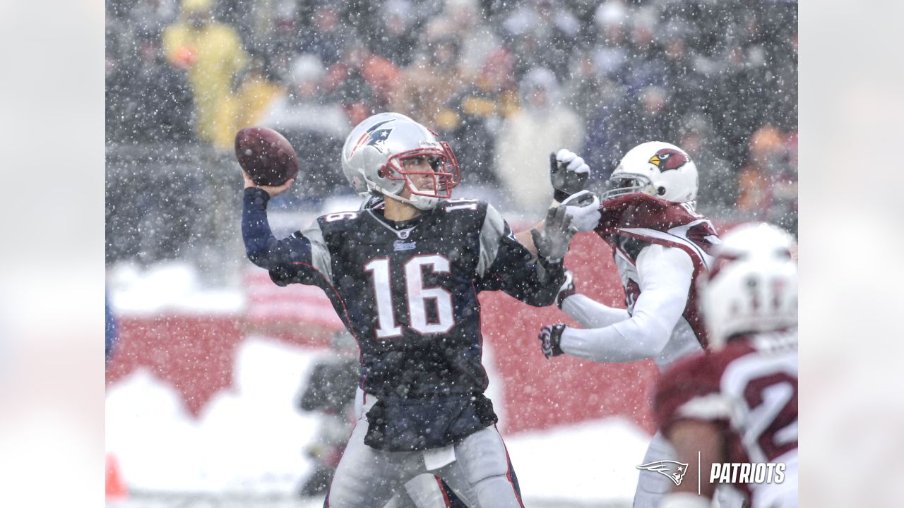 Throwback Photos: Patriots vs. Cardinals in the snow, presented by Empower