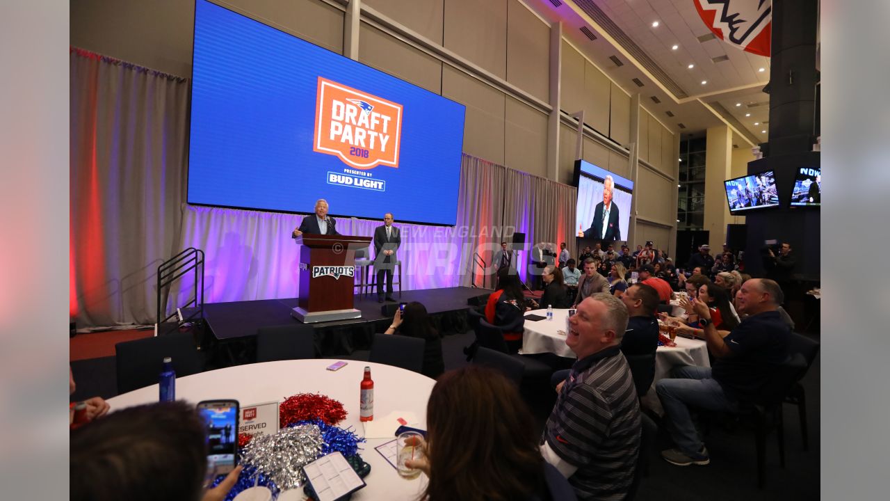 Patriots Draft Party in photos