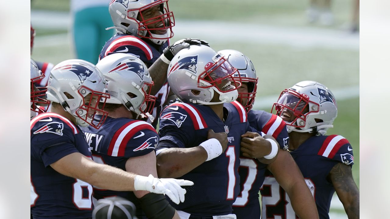 New England Patriots wide receiver Damiere Byrd (10) during the first half  of an NFL football game against the Las Vegas Raiders, Sunday, Sept. 27,  2020, in Foxborough, Mass. (AP Photo/Stew Milne