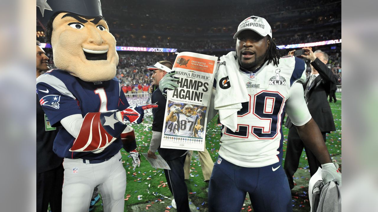 Photo: New England Patriots vs Seattle Seahawks in Super Bowl XLIX in  Phoenix, Arizona - SBP20150201110 