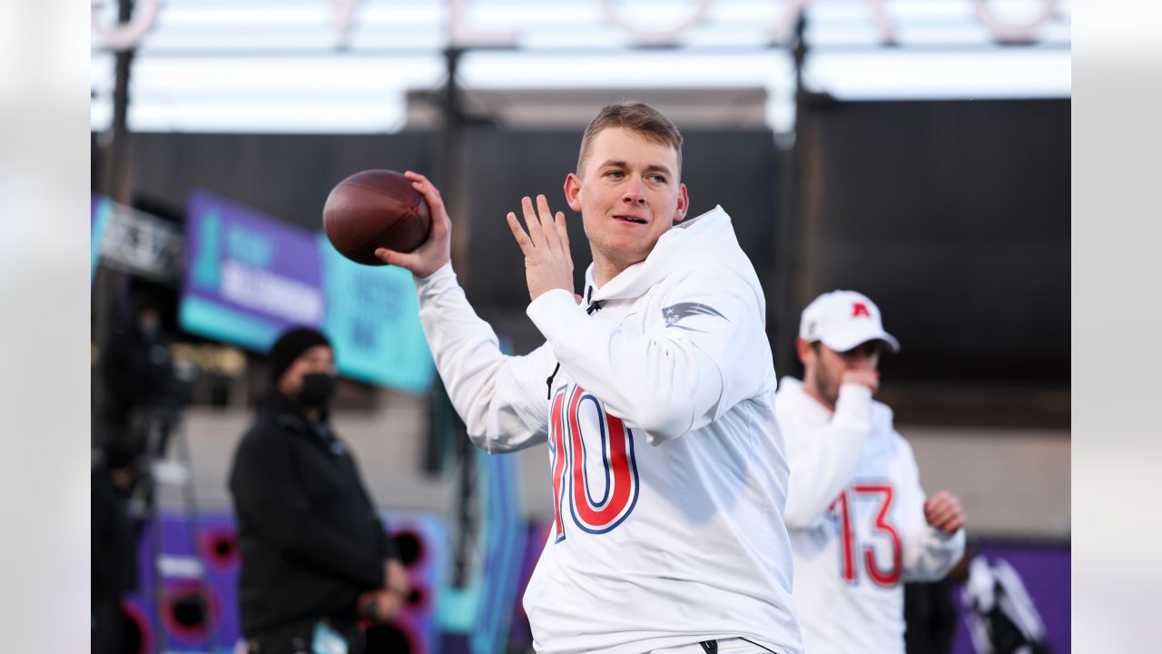 Mac Jones throwing in Pro Bowl Skills Showdown 