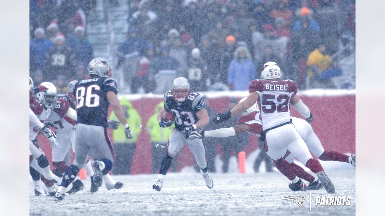 Throwback Photos: Patriots vs. Cardinals in the snow, presented by Empower