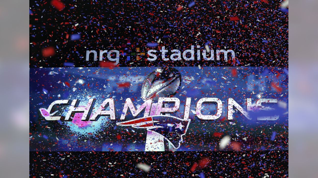 New England Patriots Super Bowl LI CELEBRATION 5X CHAMPS Poster