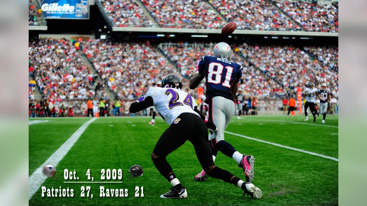 Patriots defeat Ravens at a wet Gillette Stadium