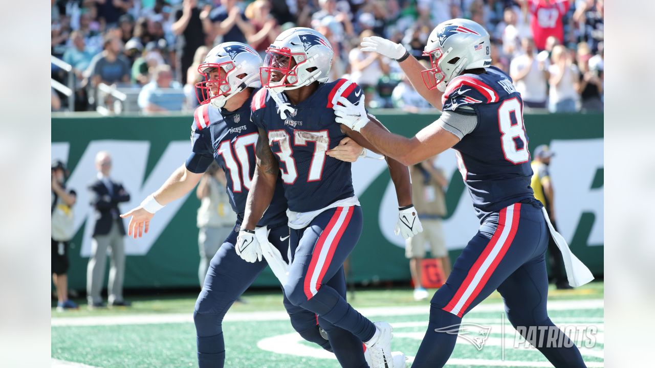 East Rutherford, New Jersey, USA. 30th Oct, 2022. New England Patriots  cornerback JALEN MILLS (2) reacts to his tackle at MetLife Stadium in East  Rutherford New Jersey New England defeats New York