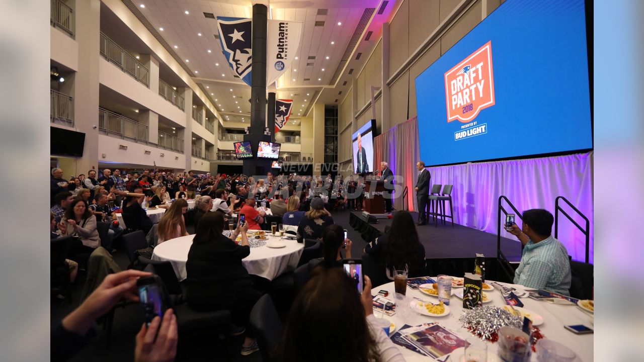 Patriots Draft Party in photos