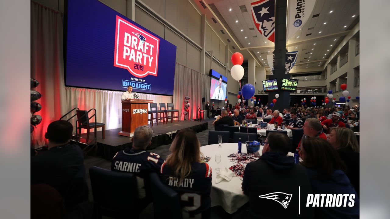 Patriots Draft Party in photos