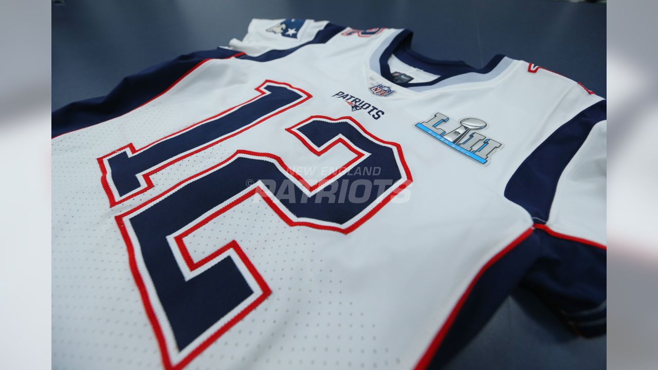 Take a look at the New England Patriots Super Bowl LI jerseys