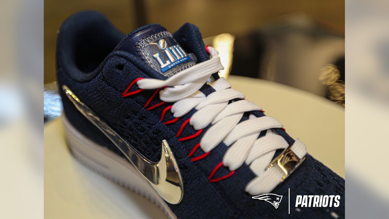 Photos: Patriots Nike Air Force 1 Sneaker