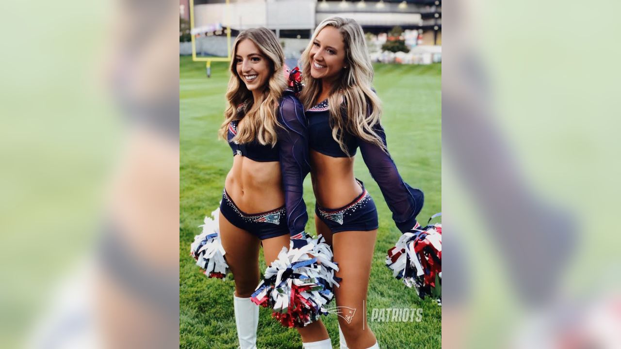 BTS Photos of Cheerleaders during Super Bowl LIII & Patriots Super