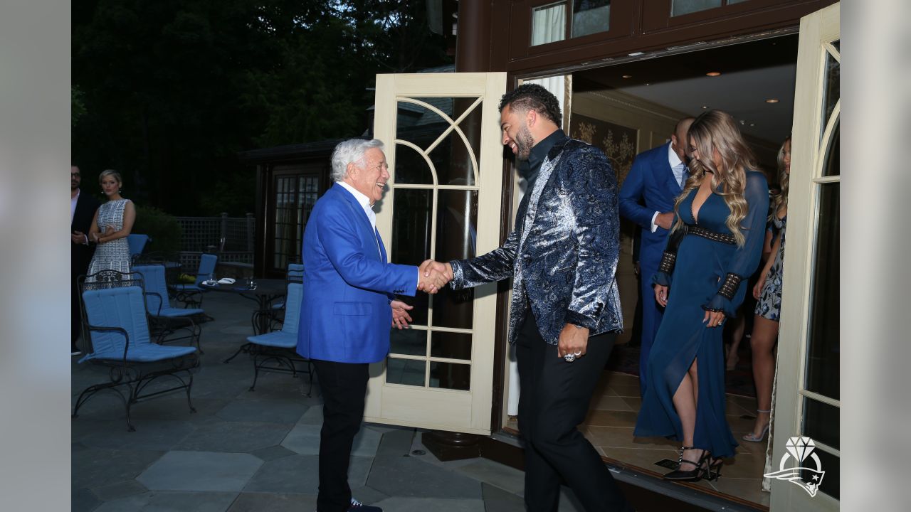 Patriots arrive for Super Bowl LIII Ring Ceremony presented by Encore