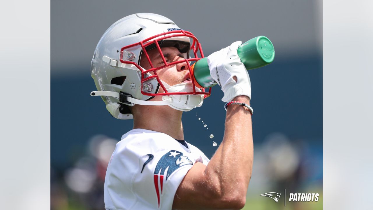 N'Keal Harry Signed New England Patriots Chrome Mini Helmet