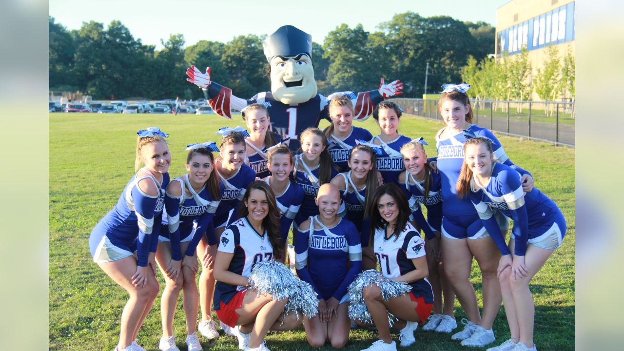 PHOTOS: Waltham shop owner-designed Patriot cheerleader uniforms