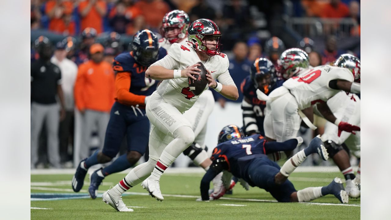 New England Patriots quarterback Bailey Zappe (4) during an NFL football  practice, Friday, July 28, 2023, in Foxborough, Mass. (AP Photo/Michael  Dwyer Stock Photo - Alamy