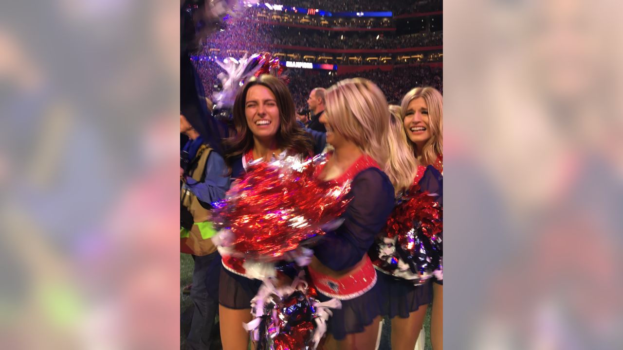 BTS Photos of Cheerleaders during Super Bowl LIII & Patriots Super Bowl  Championship Parade in Boston