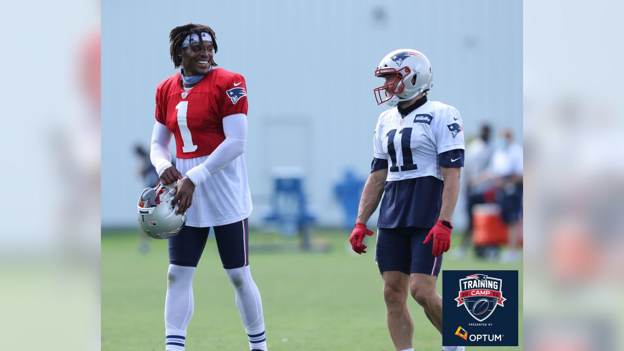 New England Patriots receiver Chad Ochocinco during training camp practice  in Foxborough, Mass. Saturday, July 30, 2011. (AP Photo/Winslow Townson  Stock Photo - Alamy