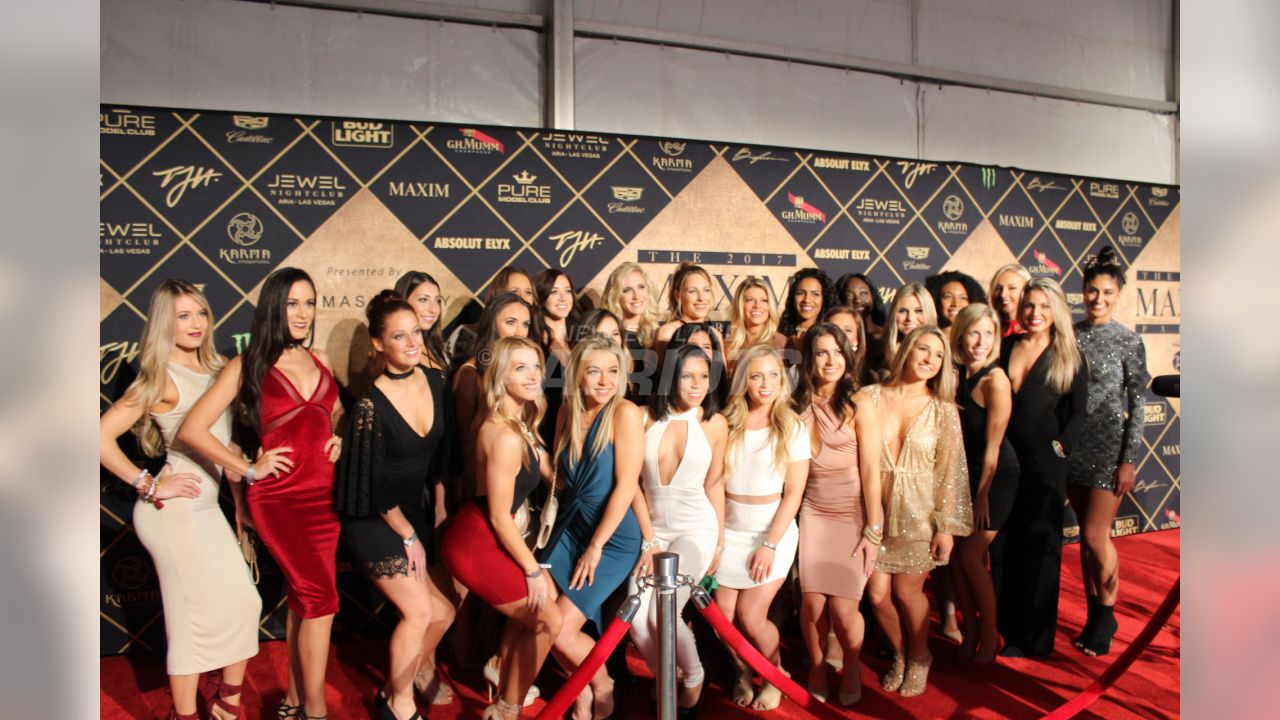 Celebrities show off their hottest looks on the Maxim red carpet ahead of  Super Bowl LIII