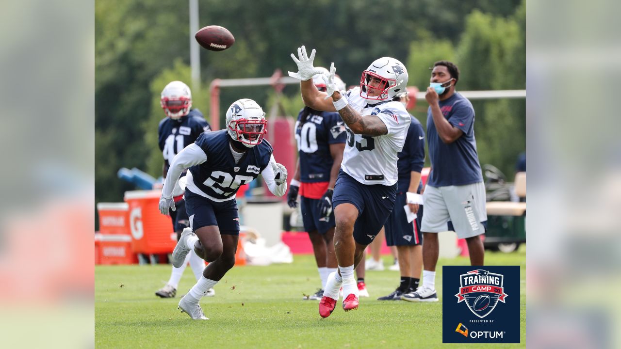 New England Patriots receiver Chad Ochocinco during training camp practice  in Foxborough, Mass. Saturday, July 30, 2011. (AP Photo/Winslow Townson  Stock Photo - Alamy