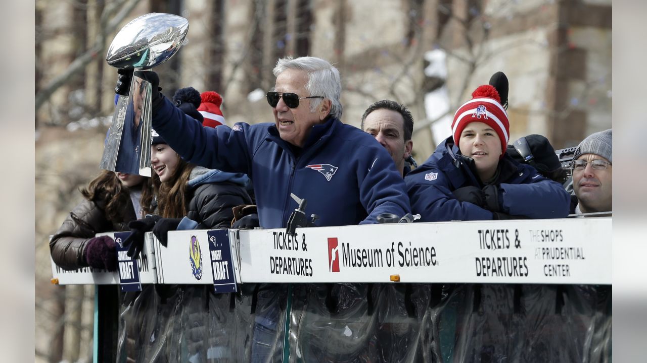 Boston celebrates New England Patriots with Super Bowl parade