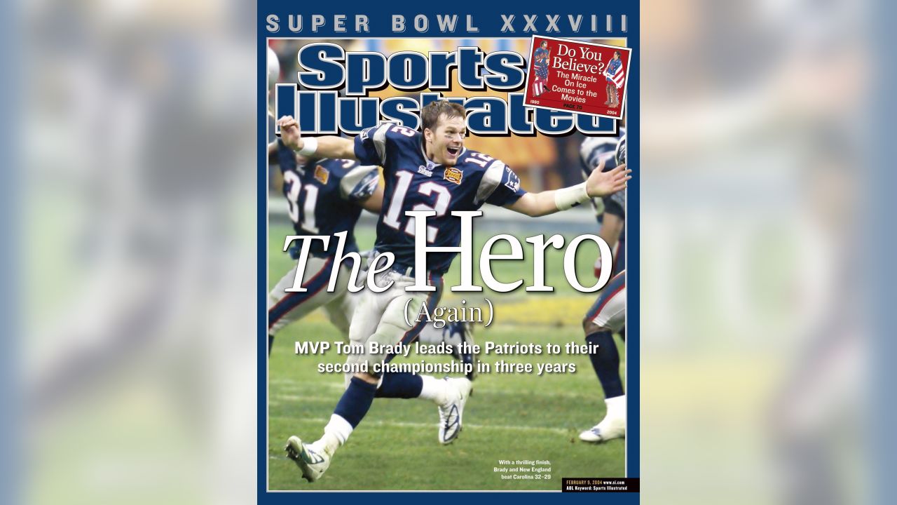 2004 New England Patriots Super Bowl 39 (xxxix) Champions Sports  Illustrated Commemorative Tom Brady Cover