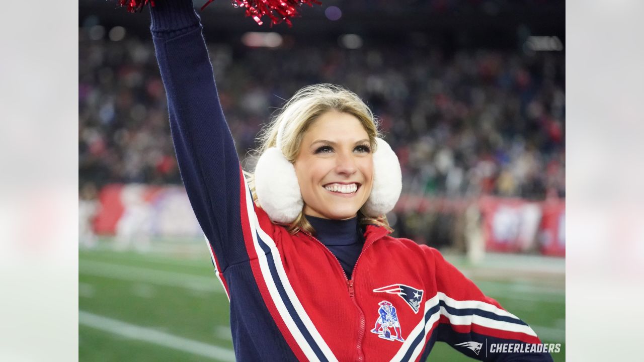 Cheerleaders Perform During Patriots - Bills Game