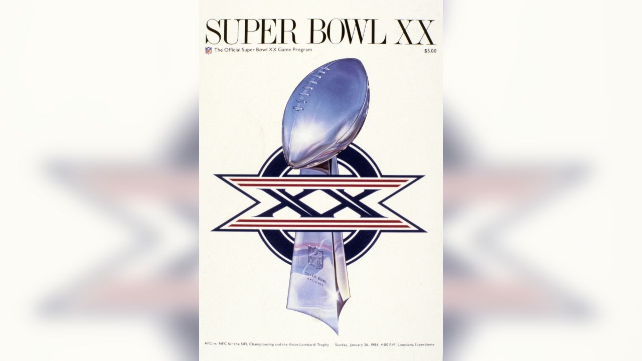 SUPER BOWL XX CHAMPIONS 1985 CHICAGO BEARS