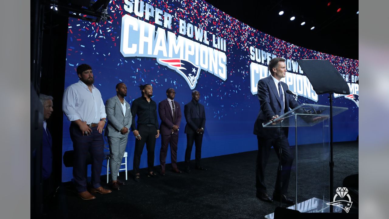 Patriots arrive for Super Bowl LIII Ring Ceremony presented by Encore