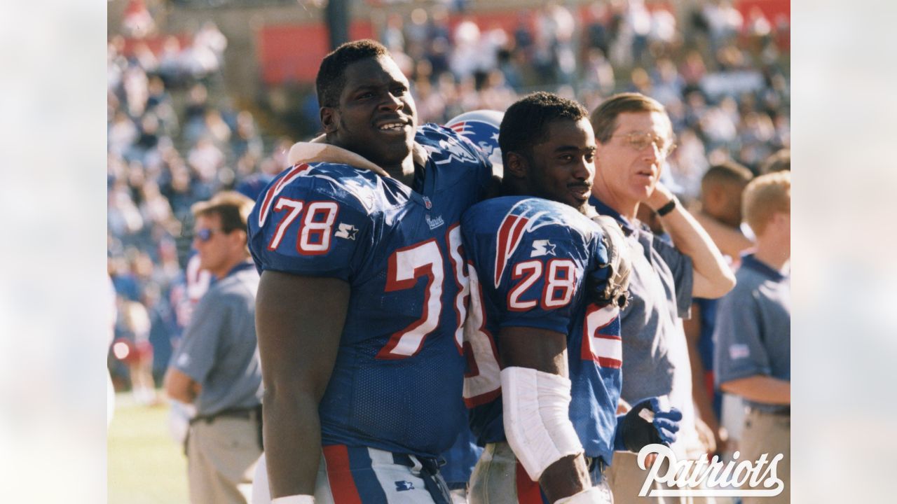 Fun fact: Bruce Armstrong was the only Patriot to make it through all three  major jersey iterations : r/Patriots